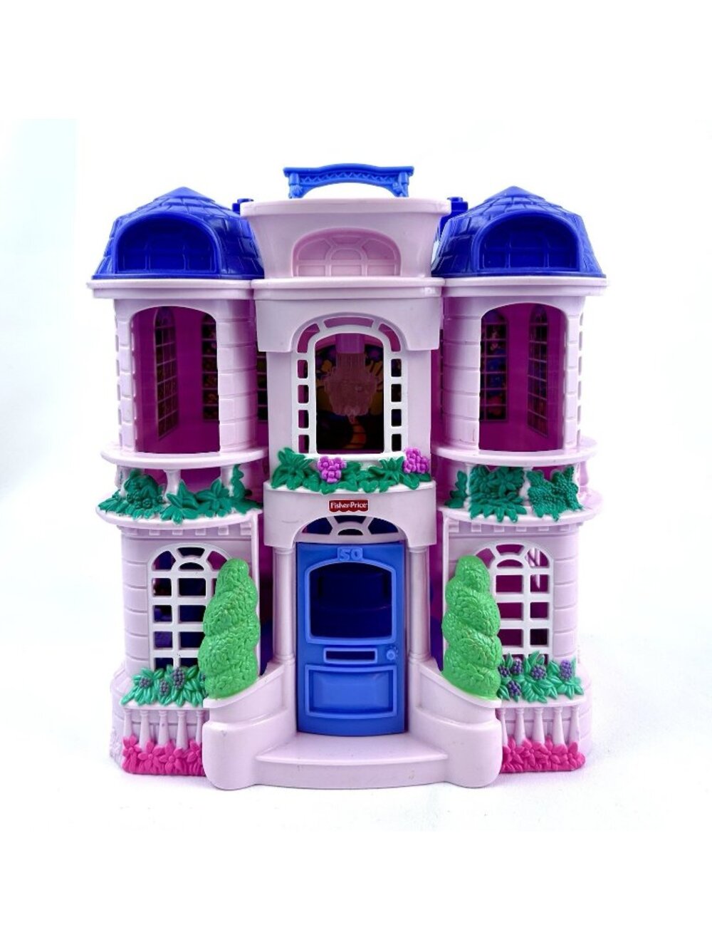 Fisher Price Pink Victorian Townhouse Loving Family Sweet Streets Collection